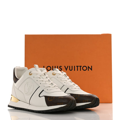 Louis Vuitton Calfskin Monogram Run Away Sneakers 41 White 9 of 9