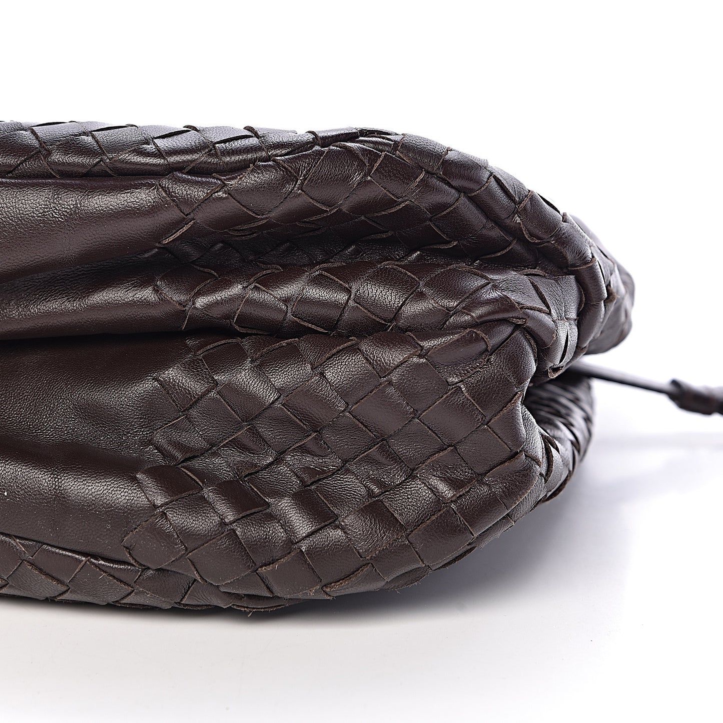 Nappa Intrecciato Medium Campana Ebano