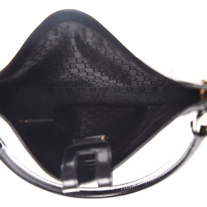 Gucci Polished Calfskin Small Hobo Black 5 of 12