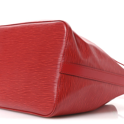 Louis Vuitton Epi Petit Noe Castillan Red 9 of 9