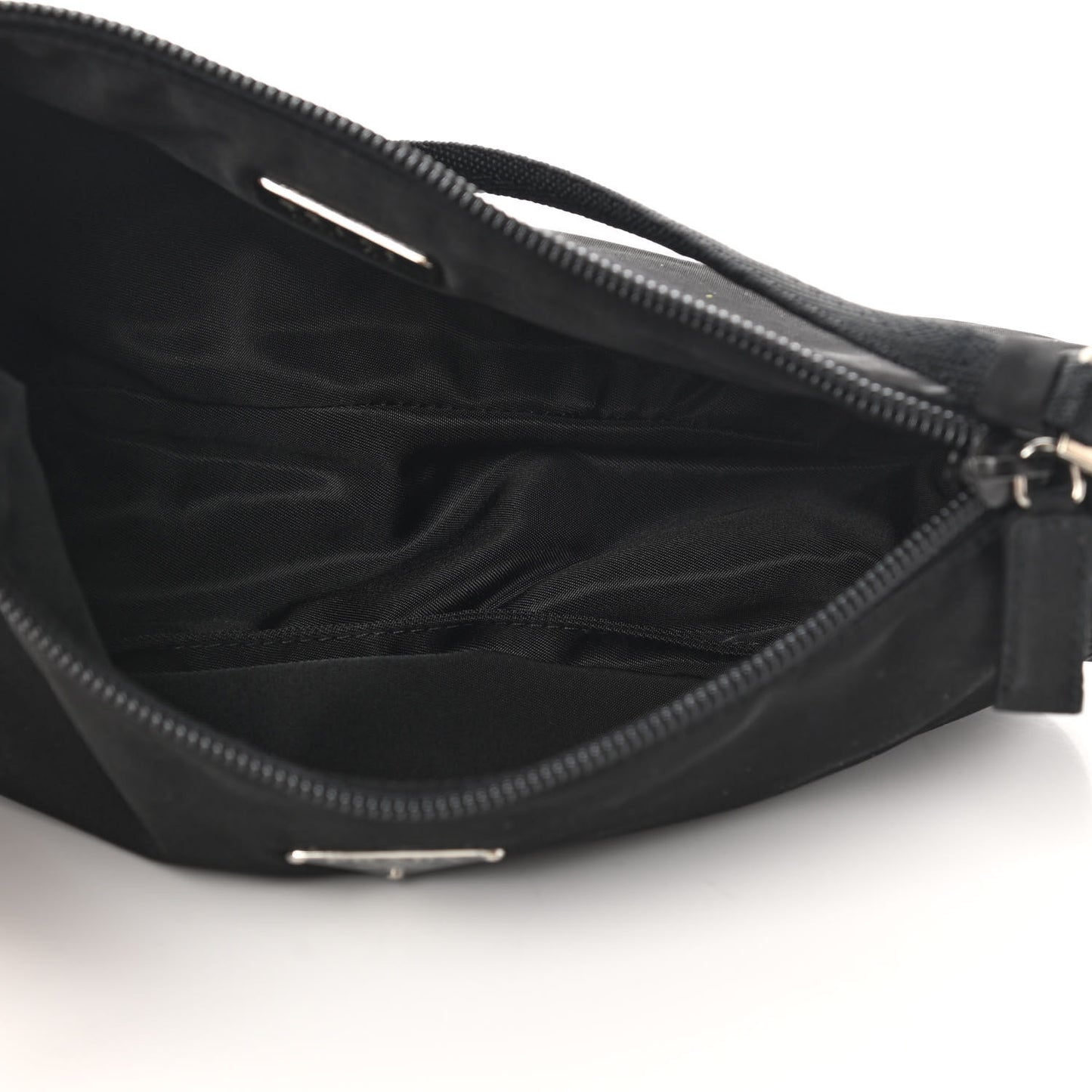 Tessuto Nylon Pochette Bag Black