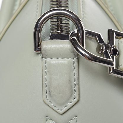 Givenchy Shiny Lord Calfskin Small Antigona Aqua Green 9 of 14