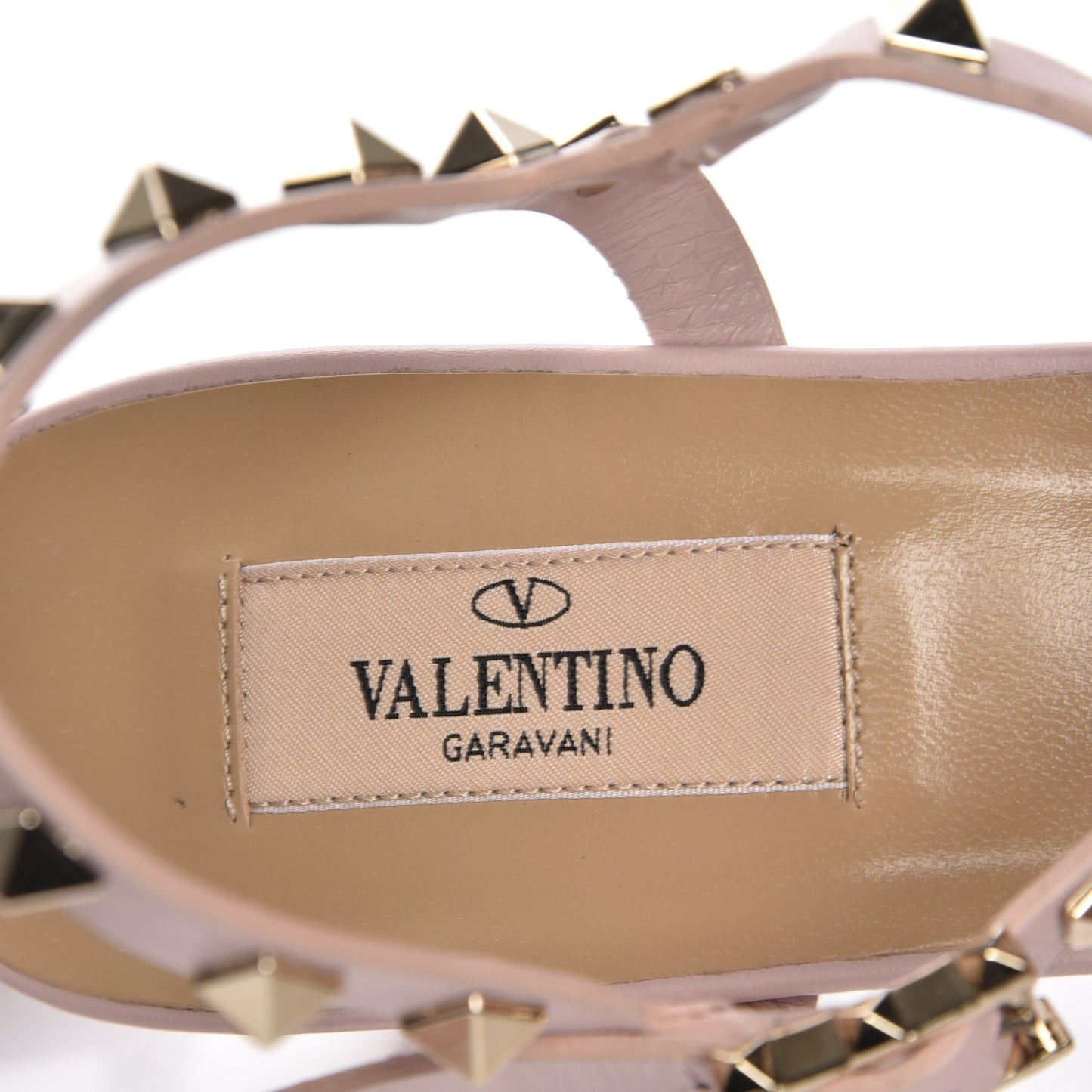 Calfskin Rockstud 60mm City Sandals 40 Water Rose