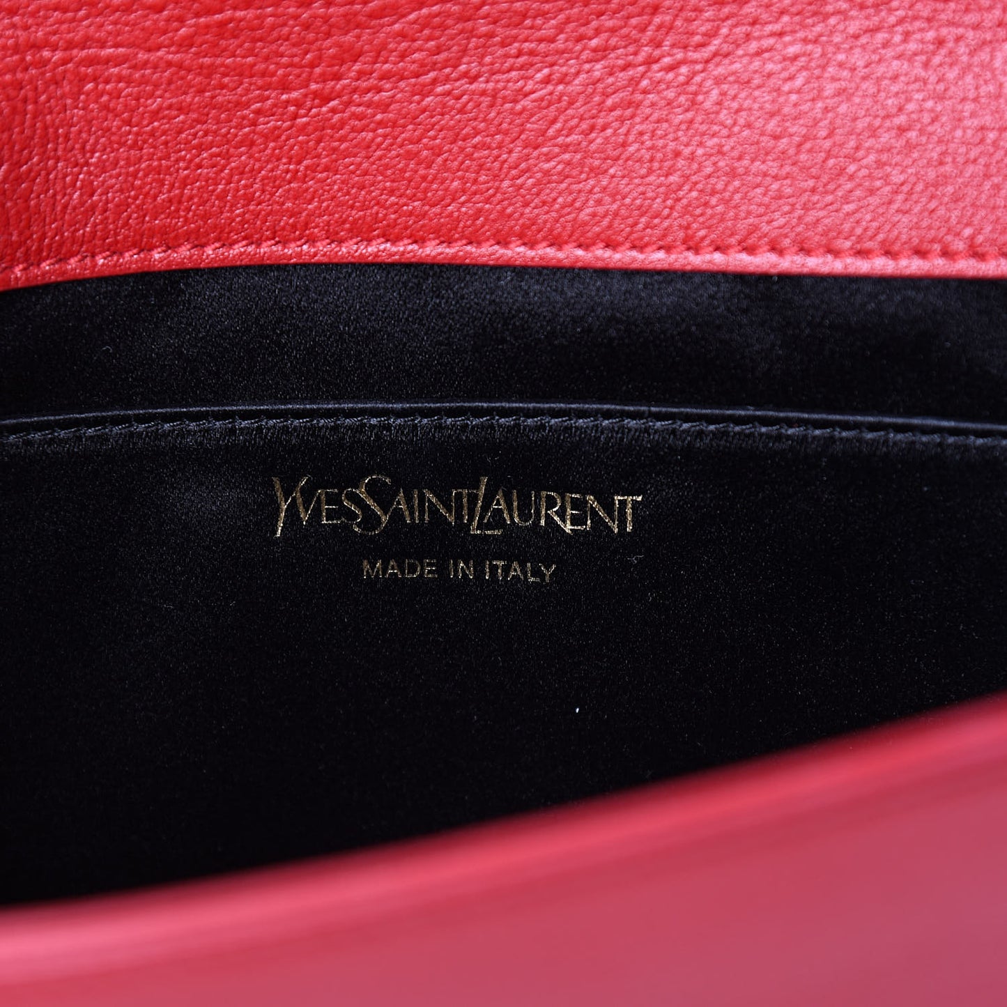 Calfskin Monogram Large Belle De Jour Clutch Red