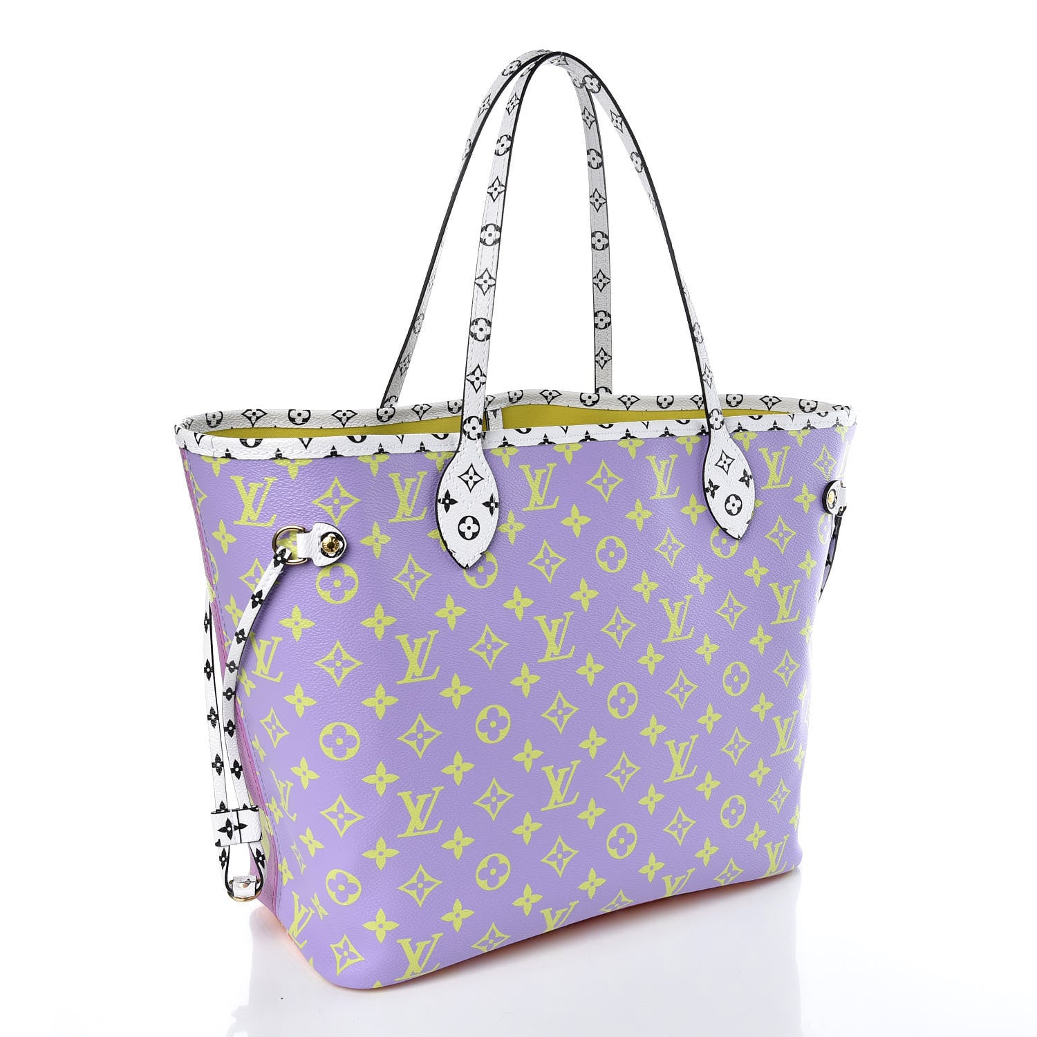 Louis Vuitton Monogram Giant Neverfull MM Pink Lilac 4 of 15