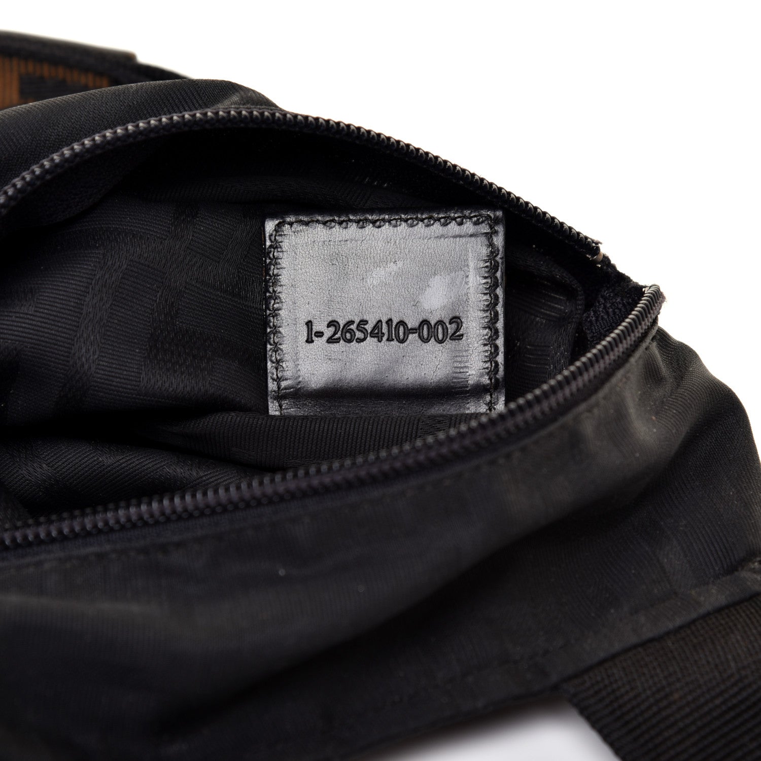 Fendi Fabric FF 1925 Mini Cosmetic Bag Black 9 of 9