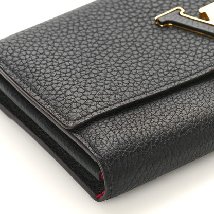 Louis Vuitton Taurillon Capucines Wallet Black 7 of 9