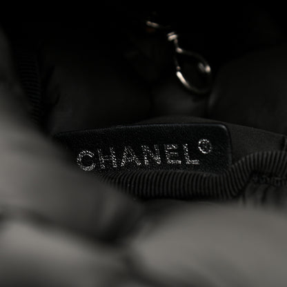 Chanel Calfskin Quilted Medium Chesterfield Flap Light Beige Black 6 of 14