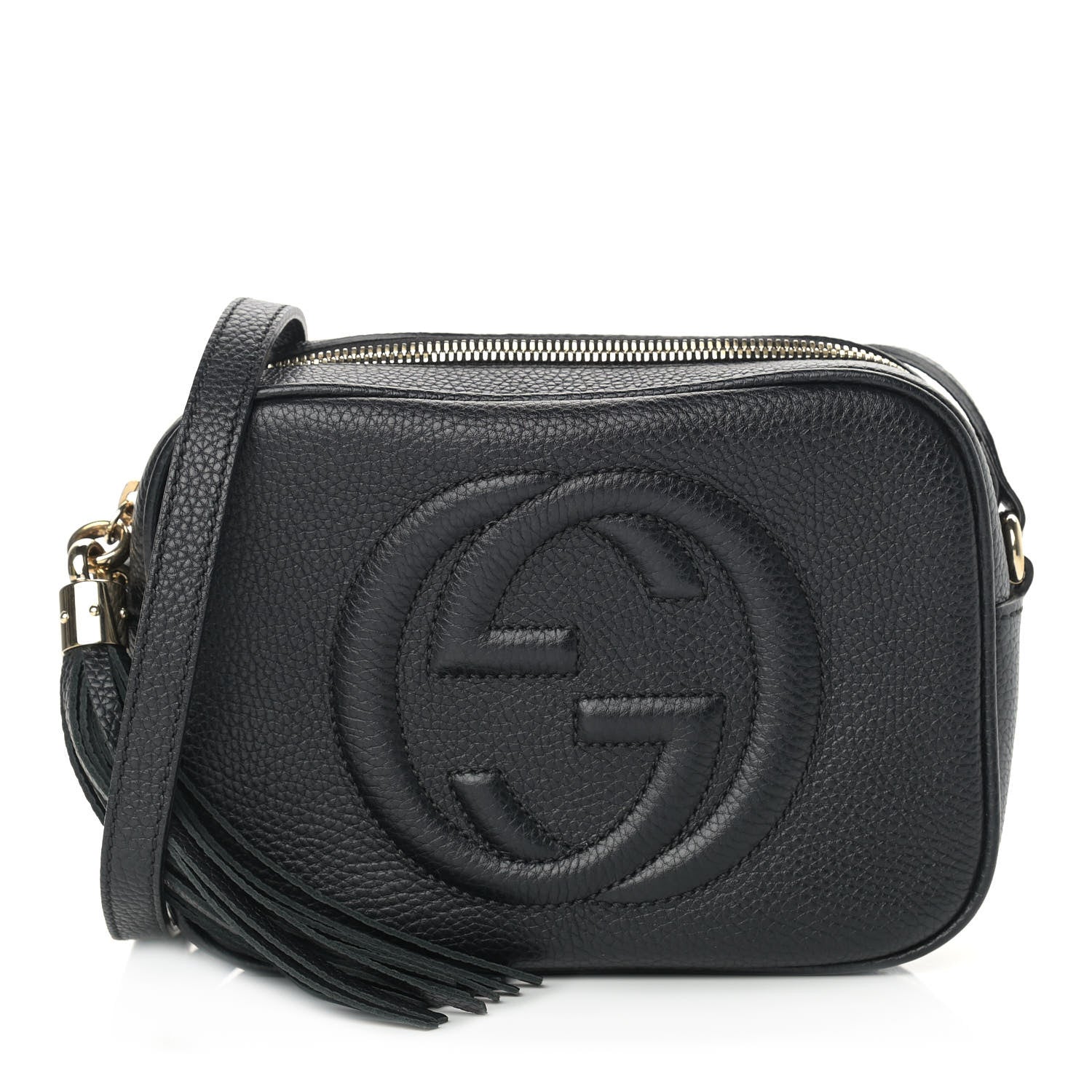 Gucci Pebbled Calfskin Small Soho Disco Bag Black 1 of 9