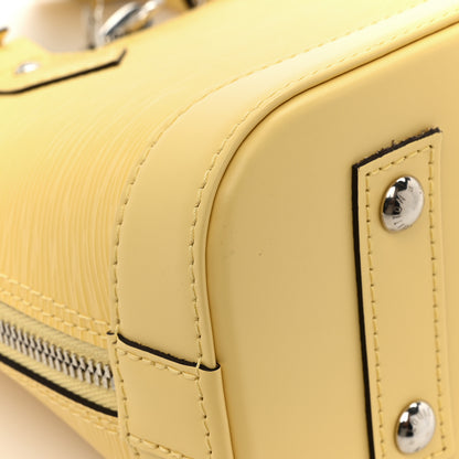 Louis Vuitton Epi Alma BB Jaune Plume 9 of 11
