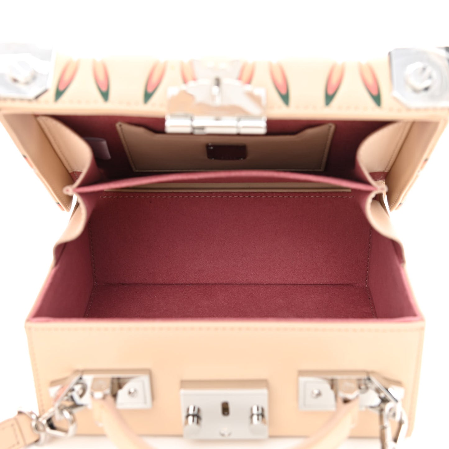 Lambskin Star Eyed Bunny Small Berlin Crossbody Natural