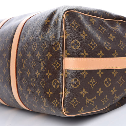 Louis Vuitton Monogram Keepall Bandouliere 50 10 of 13