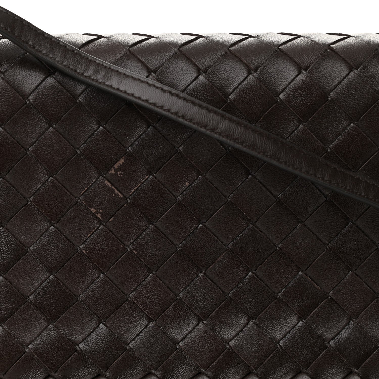 Bottega Veneta Nappa Intrecciato Crossbody Messenger Flap Ebano 7 of 9