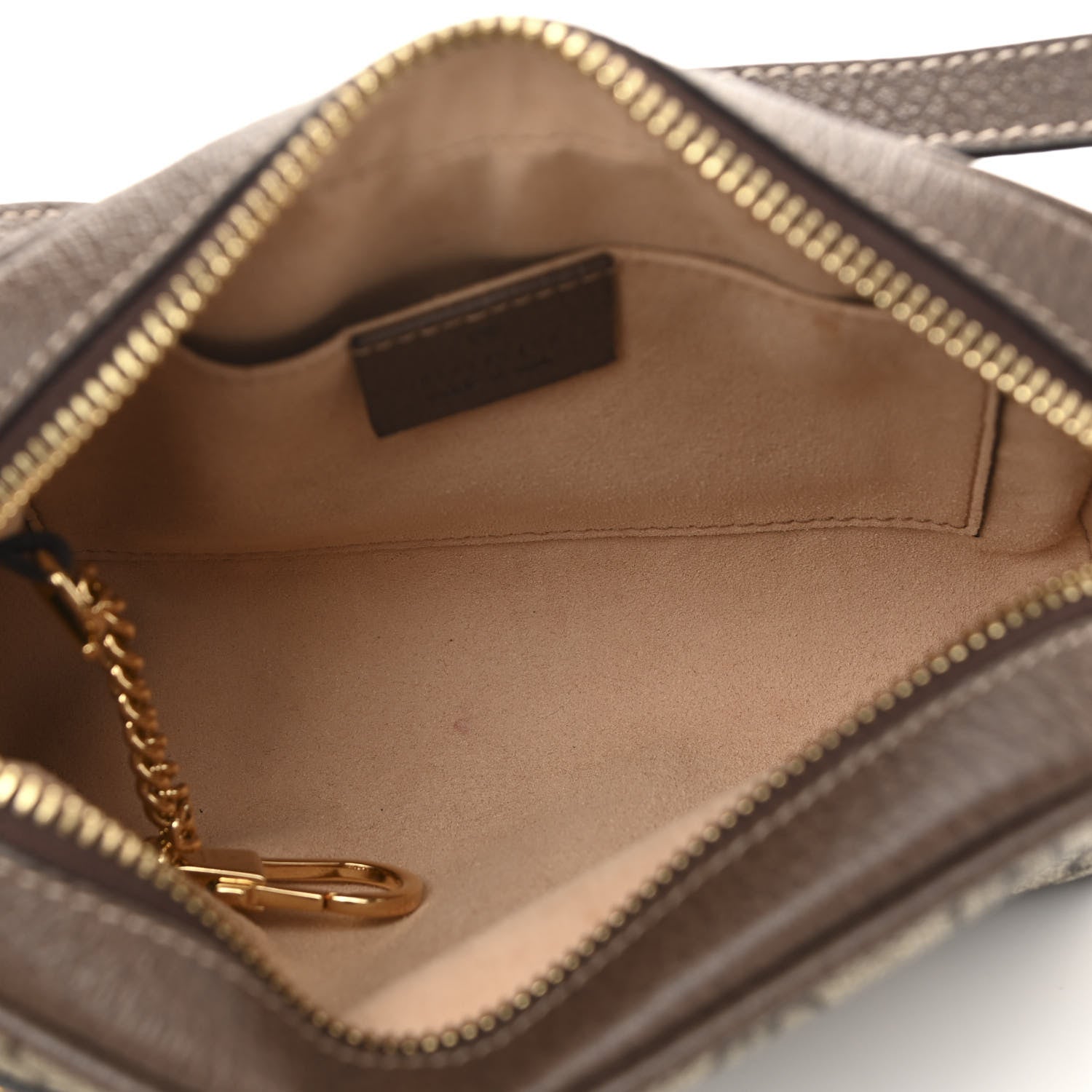 Gucci GG Supreme Monogram Web Mini Ophidia Shoulder Bag Brown 5 of 10