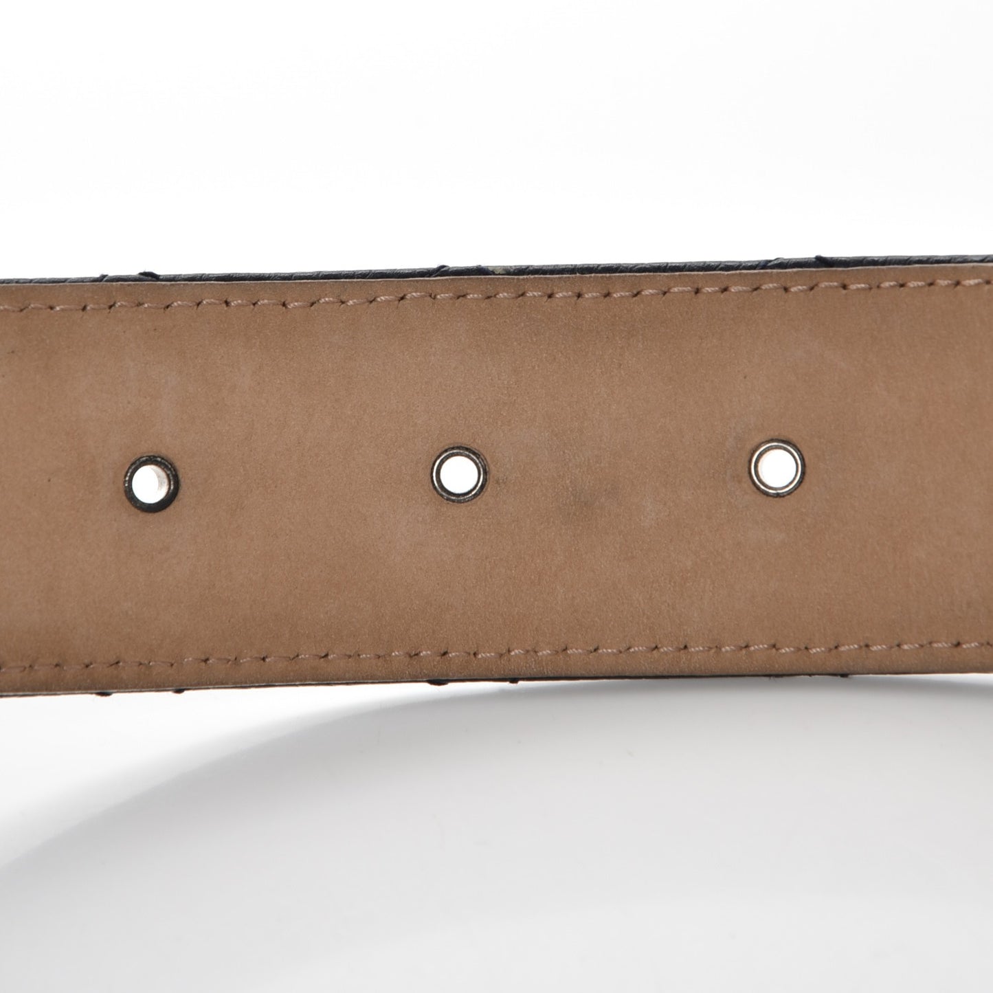 Caviar Quilted CC Belt 90 36 Navy Blue