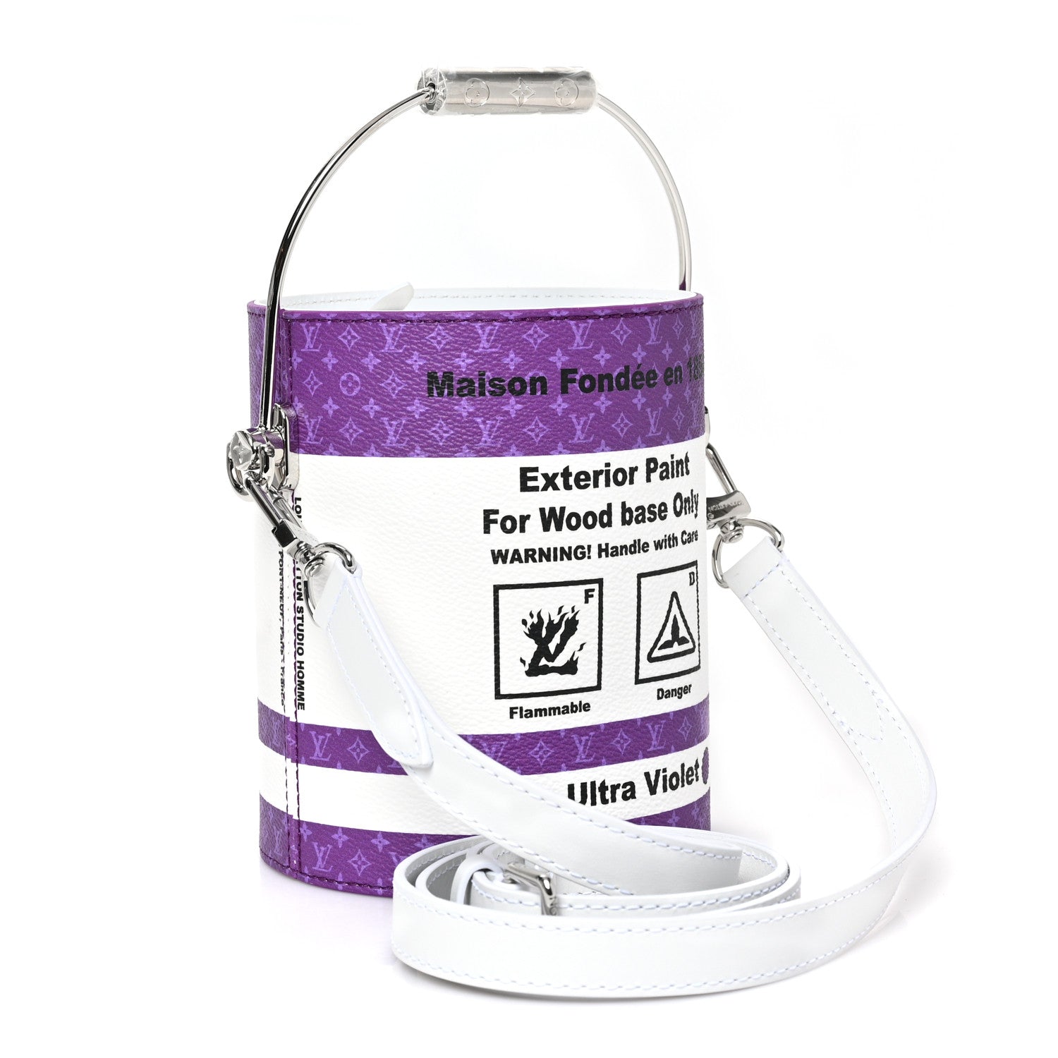 Louis Vuitton Monogram LV Paint Can Purple 3 of 7