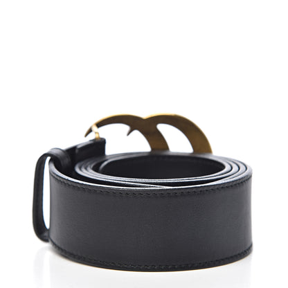 Gucci Calfskin Double G 40mm Belt 90 36 Black 3 of 7