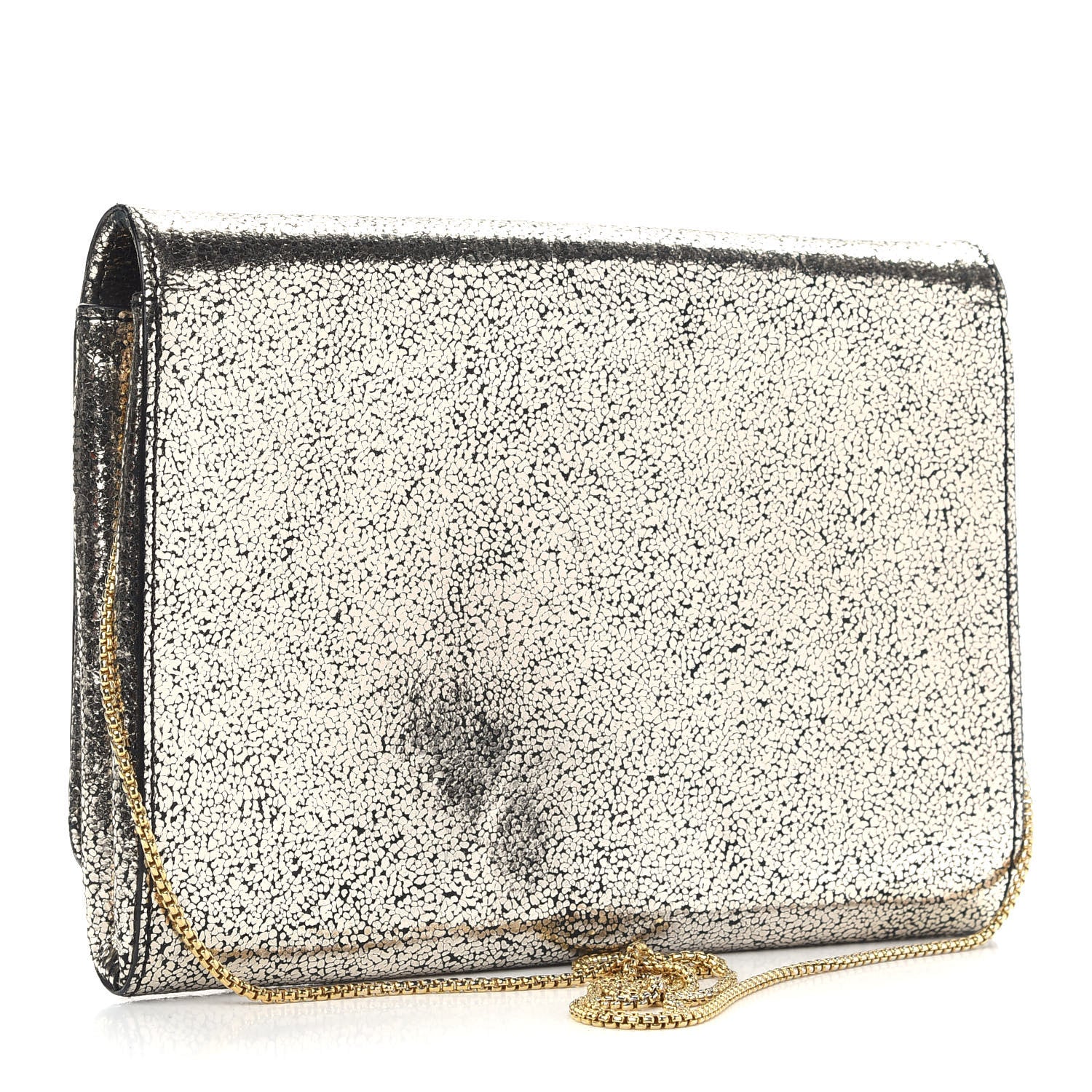 Versace Metallic Suede Palazzo Medusa Evening Bag Gold 3 of 10