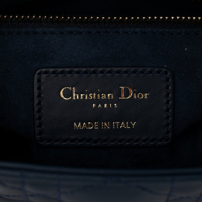 Christian Dior Lambskin Cannage Small My ABCDior Lady Dior Blue 10 of 21