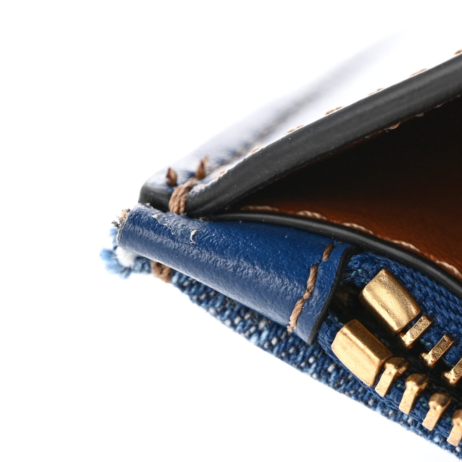 Versace Denim La Medusa Wallet On Strap Navy Blue 10 of 10