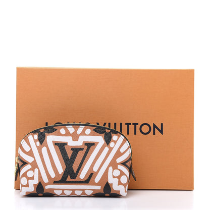 Louis Vuitton Monogram Giant Crafty Cosmetic Pouch Crème Caramel 10 of 10
