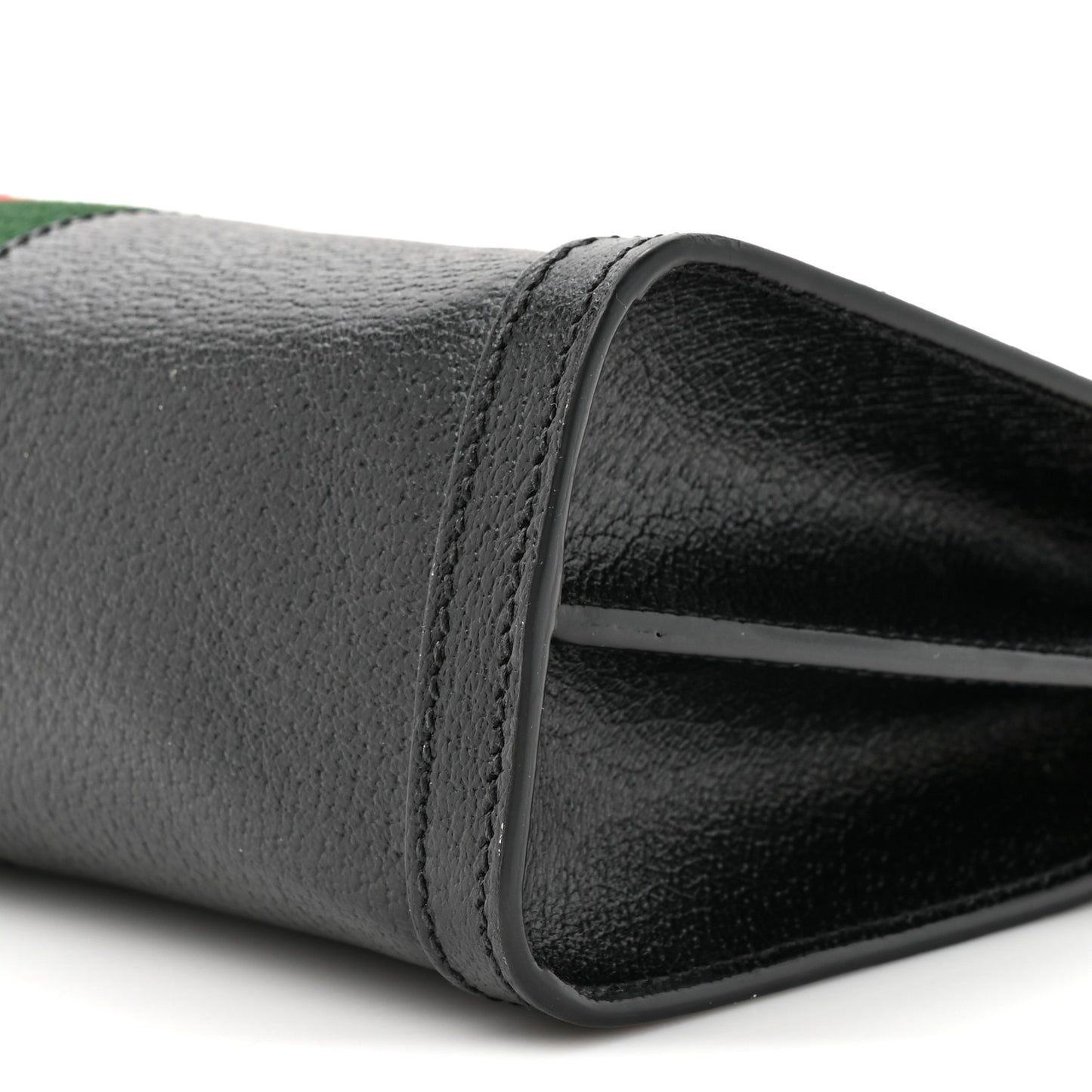 Calfskin GG Web Small Ophidia Chain Shoulder Bag Black