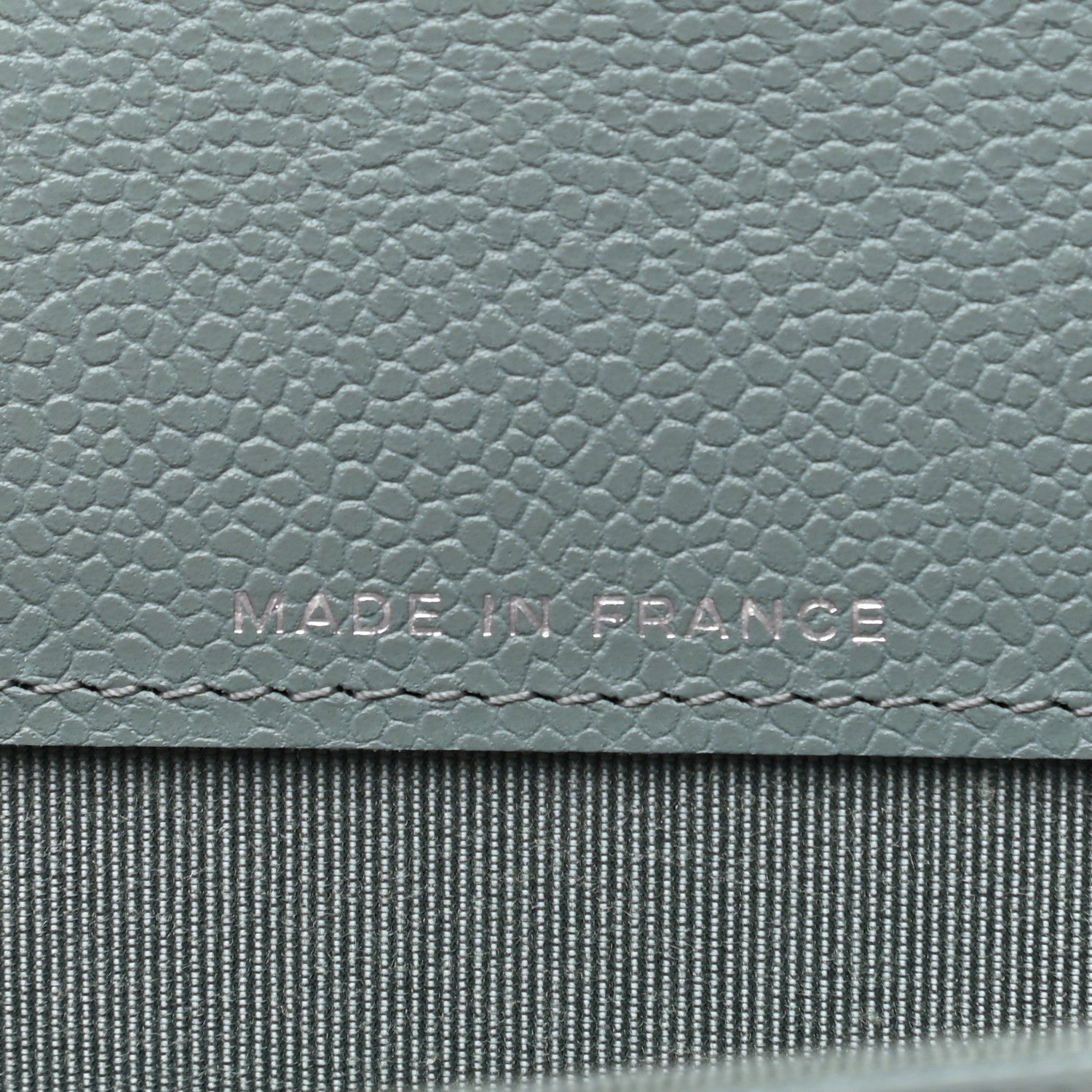 Chanel Caviar Quilted Flap Card Holder Wallet Light Blue 7 of 9