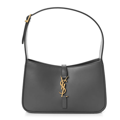 Saint Laurent Smooth Calfskin Le 5 A 7 Hobo Storm 1 of 8