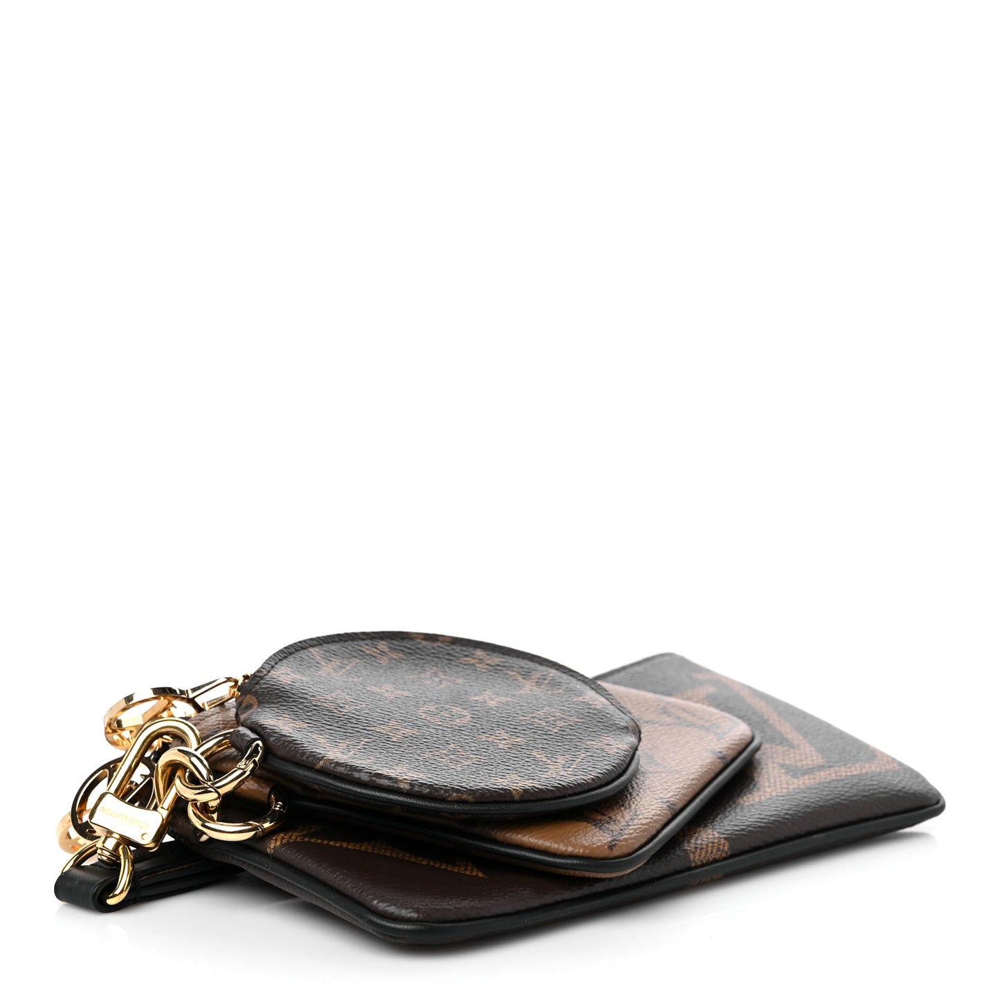 Reverse Monogram Giant Trio Pouch
