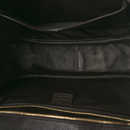 Gucci Pony Hair Jaguar Print Large New Bamboo Top Handle Bag 5 of 9