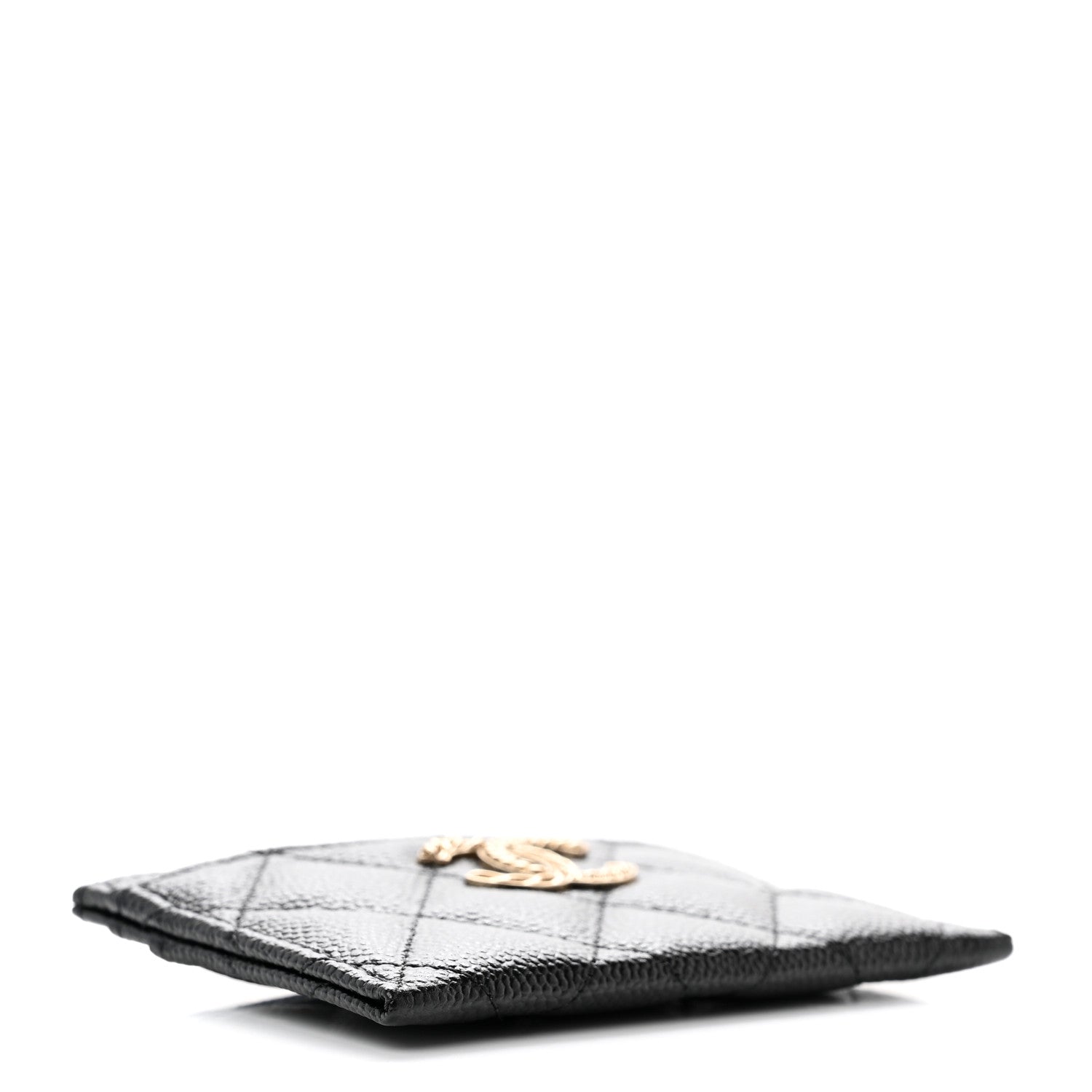 Chanel Caviar Quilted Multi Chain CC Card Holder Black 4 of 8