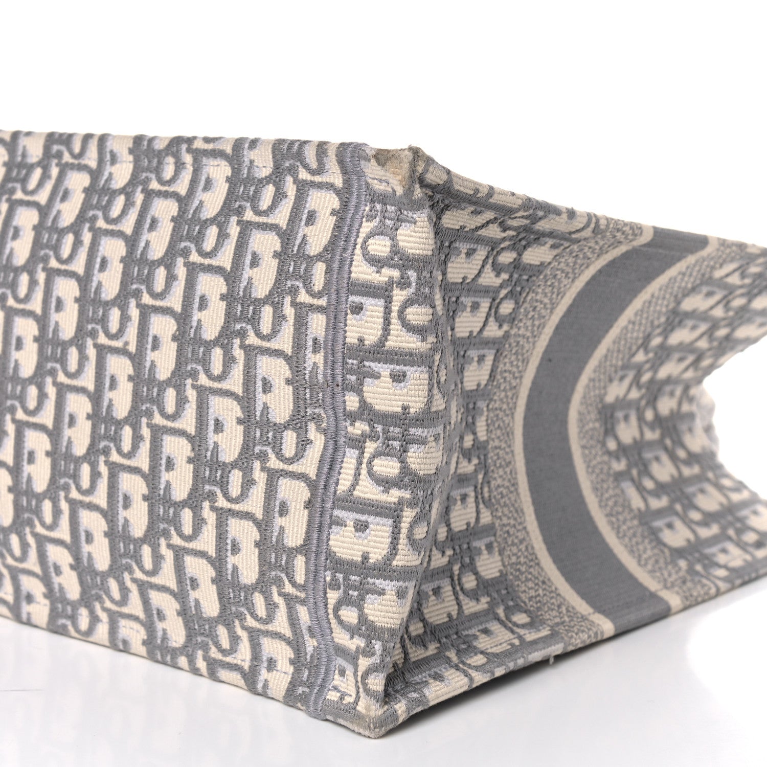 Christian Dior Oblique Medium Book Tote Grey 10 of 16