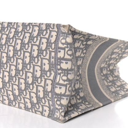 Christian Dior Oblique Medium Book Tote Grey 10 of 16