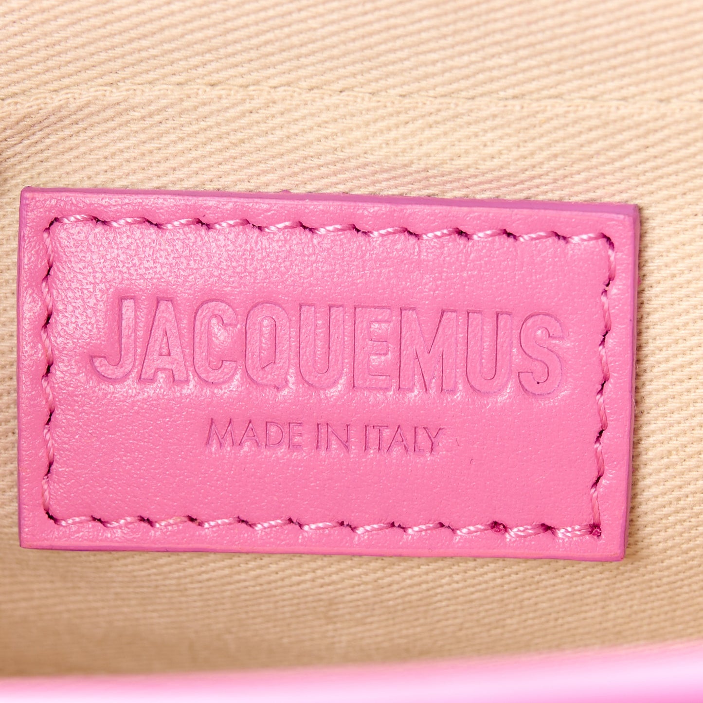Smooth Calfskin Le Chiquito Long Pink