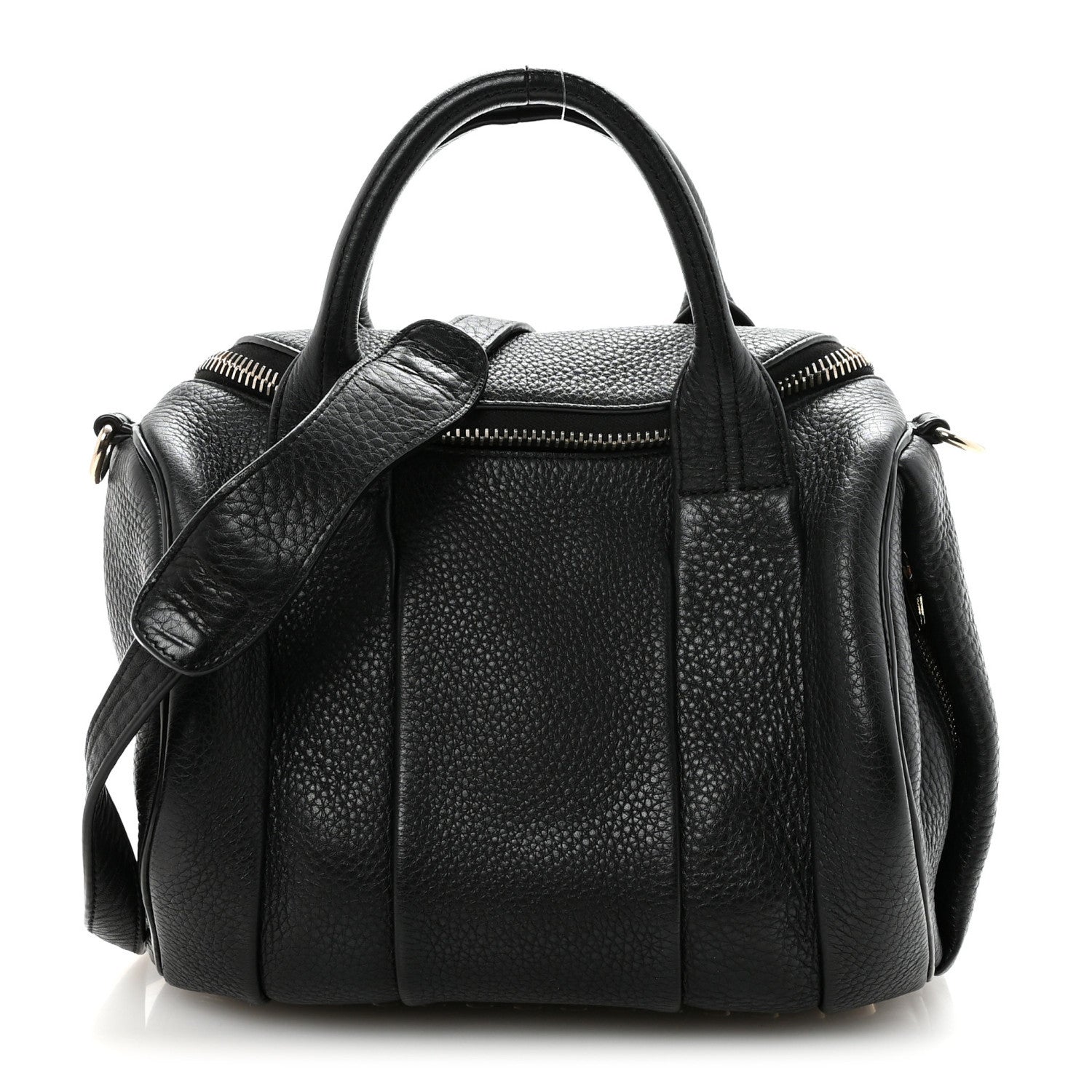 Alexander Wang Pebbled Lambskin Rocco Black Pale Gold Hardware 1 of 9