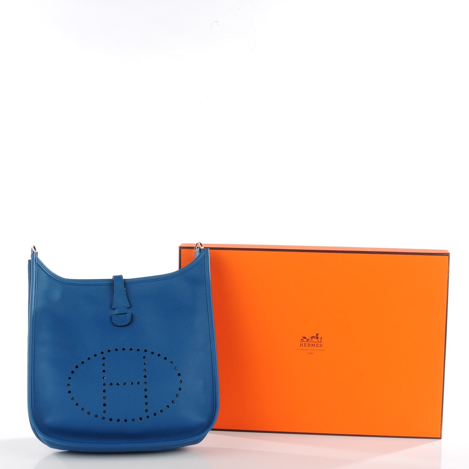 Hermes Epsom Evelyne III PM Bleu Izmir 6 of 15