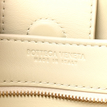 Bottega Veneta Raffia Lambskin Torchon Small Andiamo Shoulder Bag Sea Salt Natural 6 of 9
