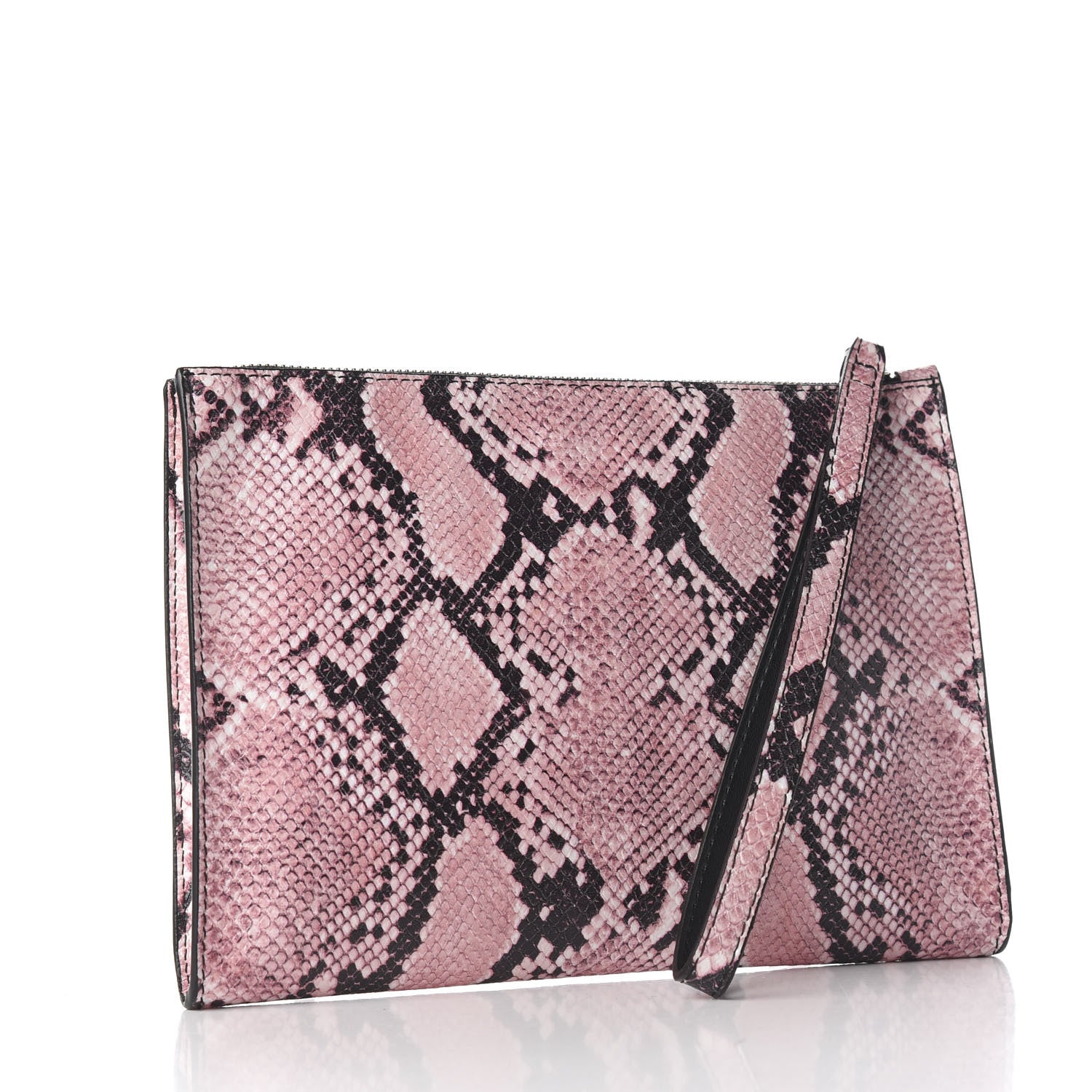Stella McCartney Eco Python Logo Pouch Pink 3 of 18