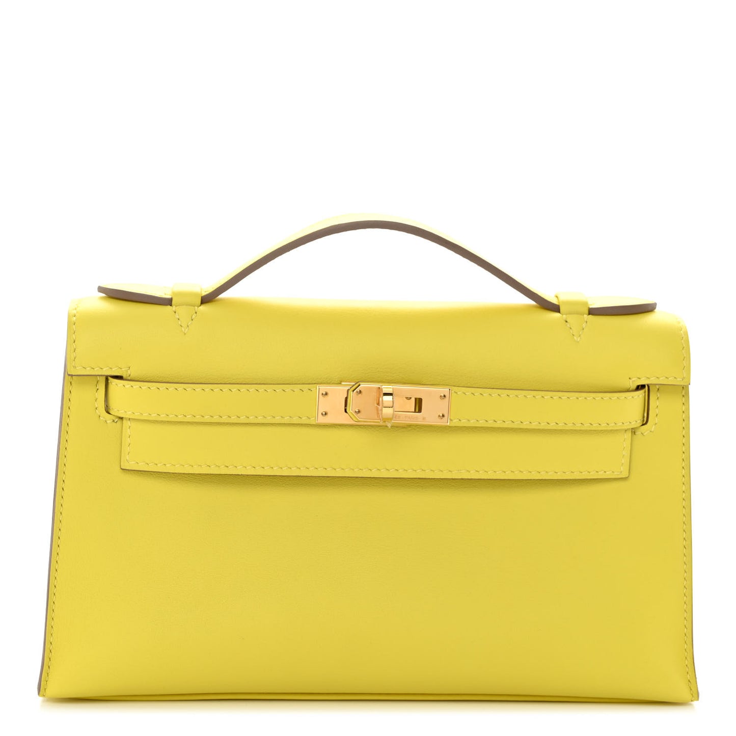 Swift Kelly Pochette Clutch Lime