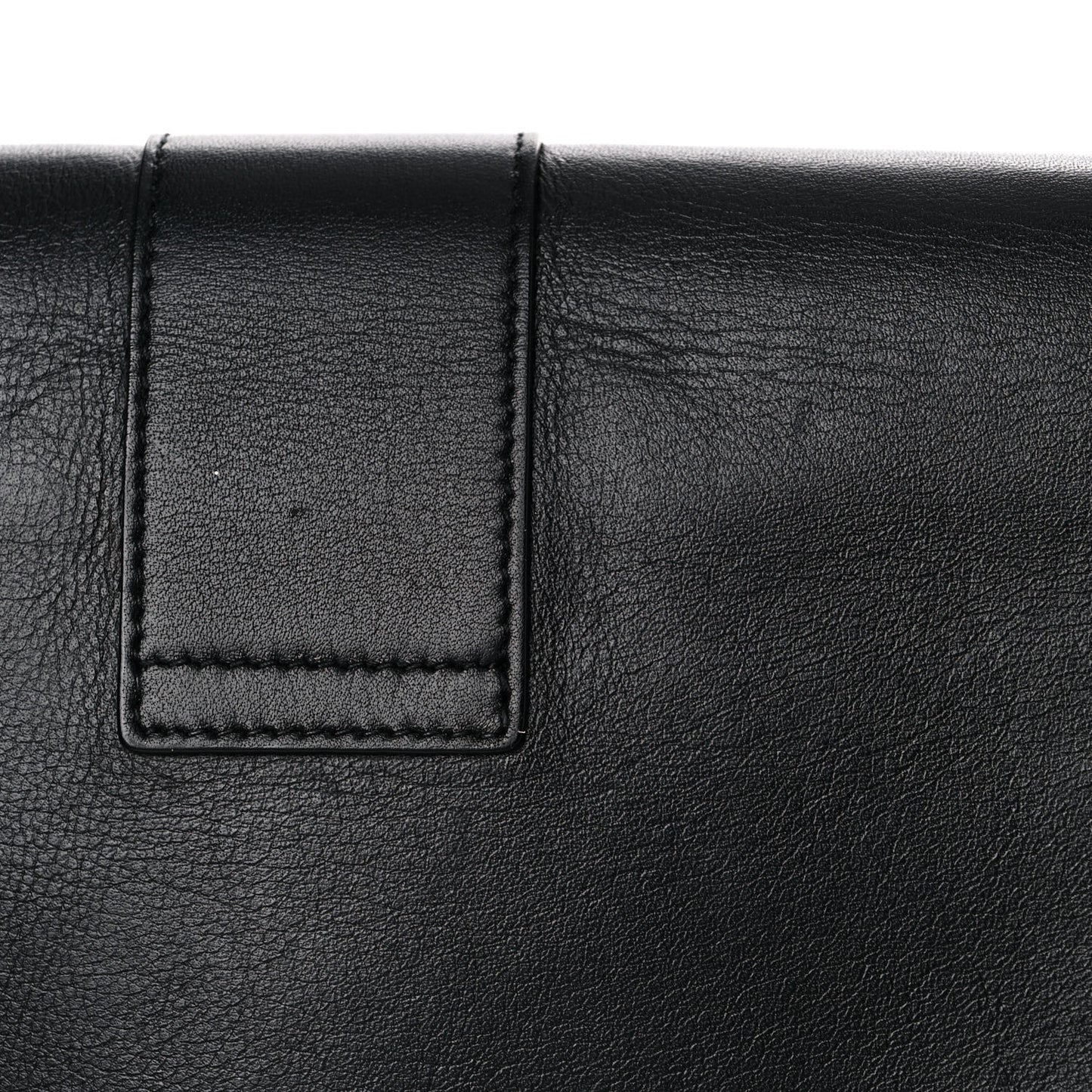 Calfskin Classic Y Ligne Chain Wallet Black