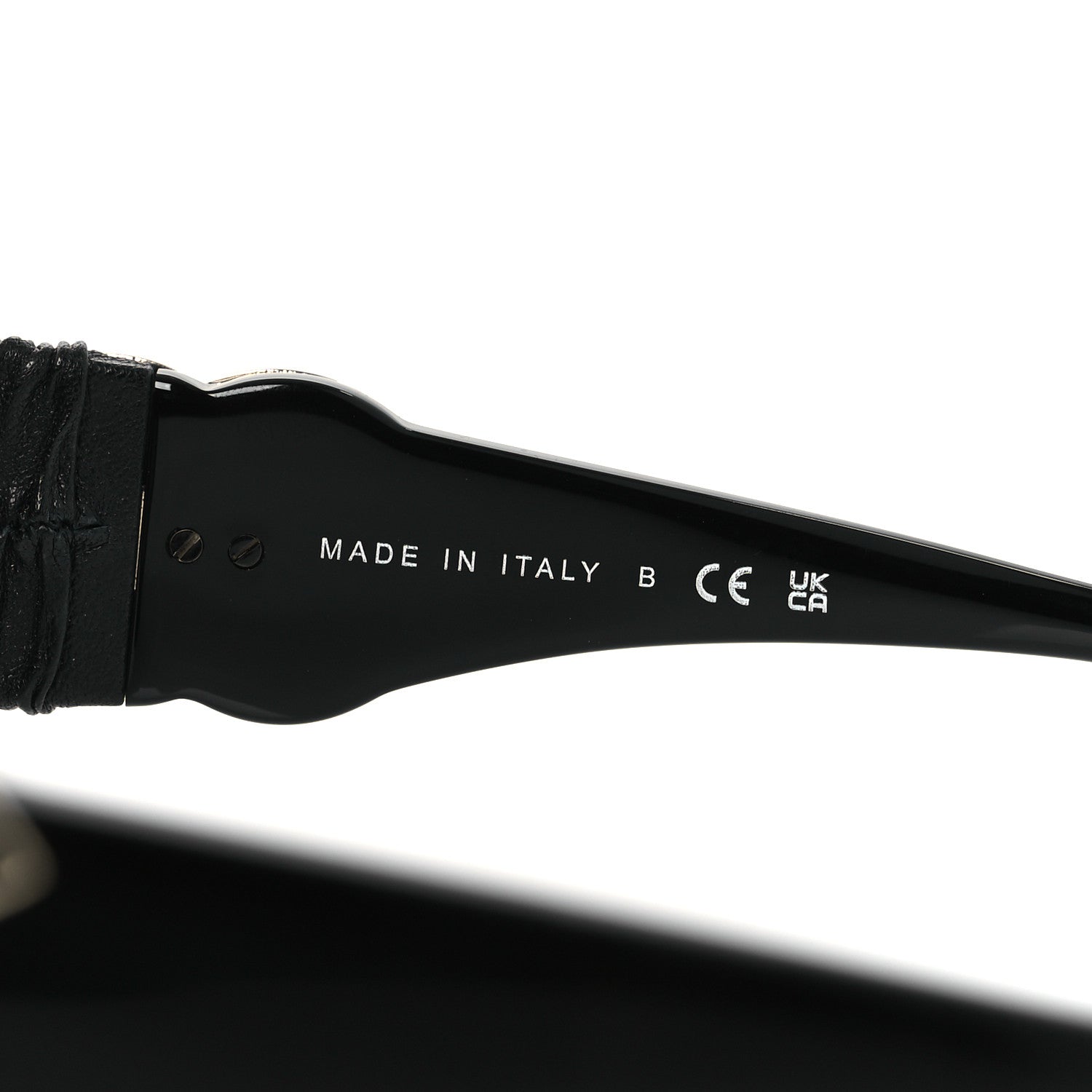 Chanel Acetate Calfskin Square Sunglasses 5474-Q-A Black 6 of 9