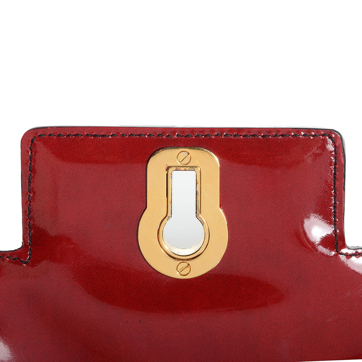 Spazzolato Calfskin Top Handle Tote Scarlatto Fume