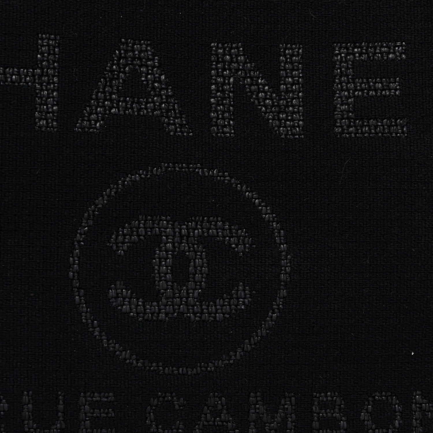 Chanel Mixed Fibers Small Deauville Tote Black 12 of 14