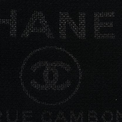 Chanel Mixed Fibers Small Deauville Tote Black 12 of 14
