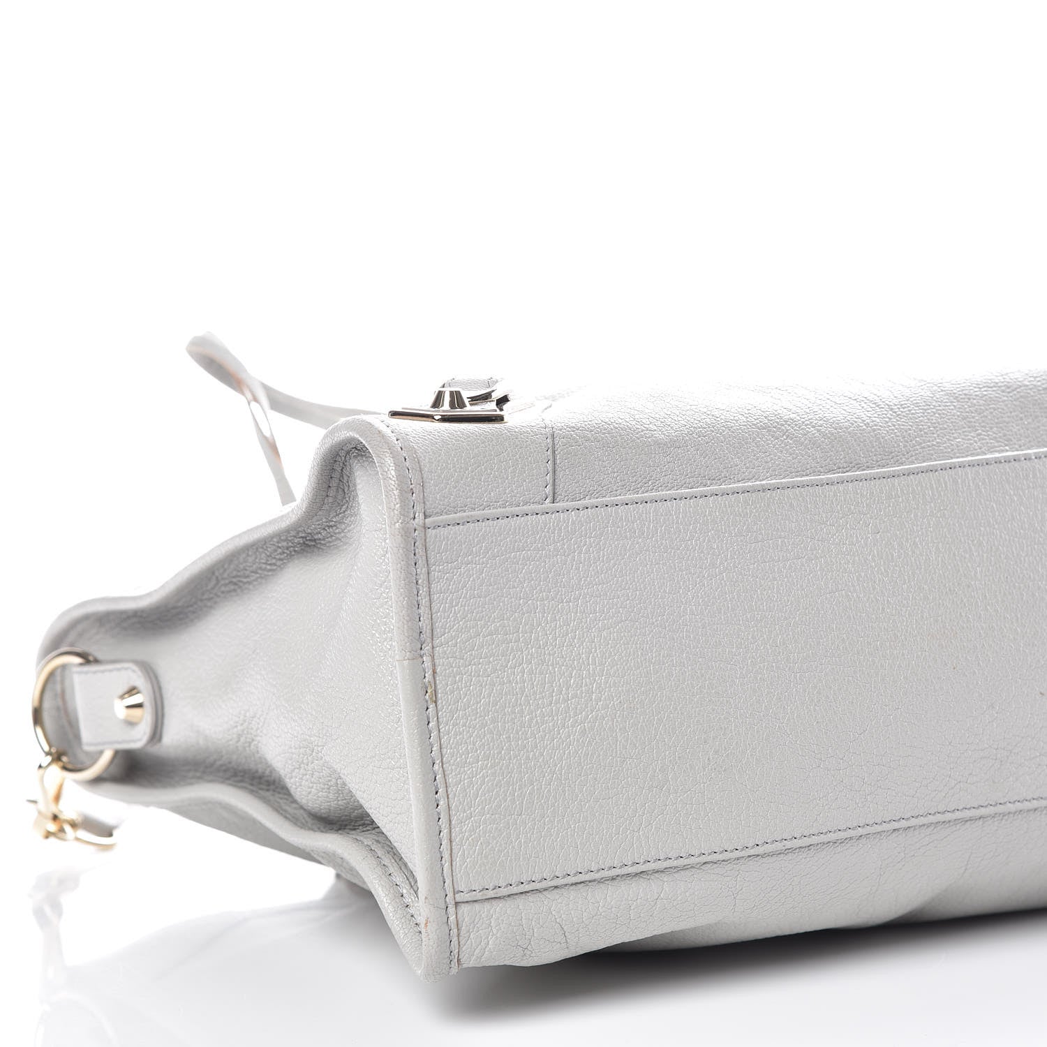 Balenciaga Chevre Gold Metallic Edge Hardware City Gris Perle 6 of 18