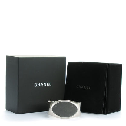 Chanel Metal CC Mirror Cuff Silver 6 of 6