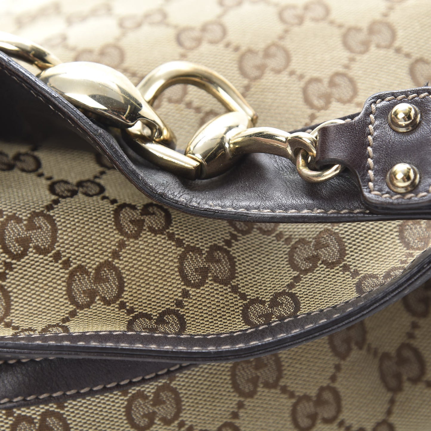 Monogram Medium Wave Hobo Dark Brown