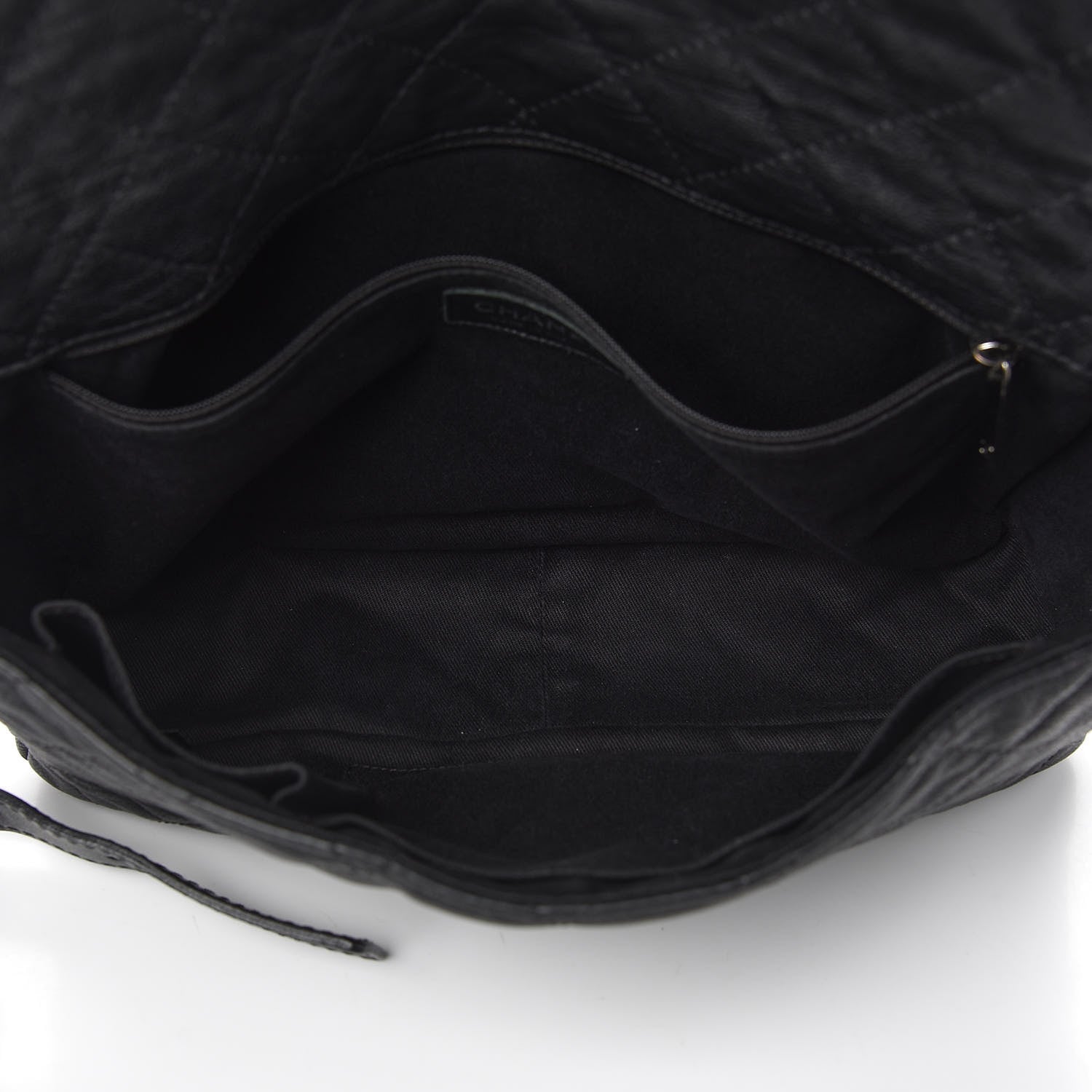 Chanel Calfskin Quilted Jumbo Easy Reissue Messenger Flap Black 5 of 13