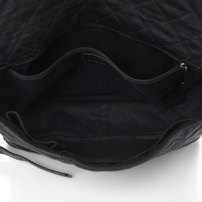 Chanel Calfskin Quilted Jumbo Easy Reissue Messenger Flap Black 5 of 13