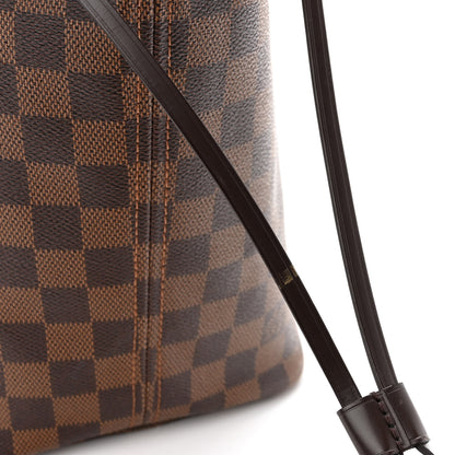 Louis Vuitton Damier Ebene Neo Neverfull MM Rose Ballerine 13 of 14